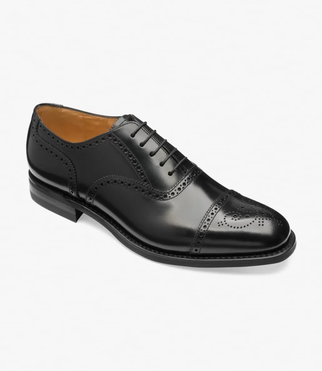 Formal Shoes | Semi Brogues | Loake 301 Black