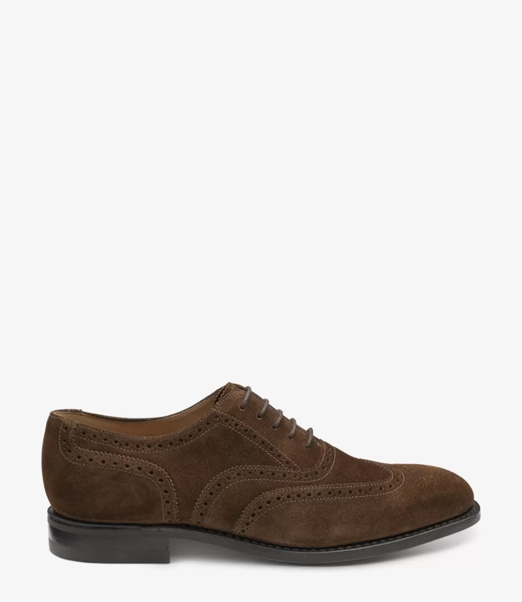 Formal Shoes | Goodyear Welted Shoes | Loake 302 Brown Suede