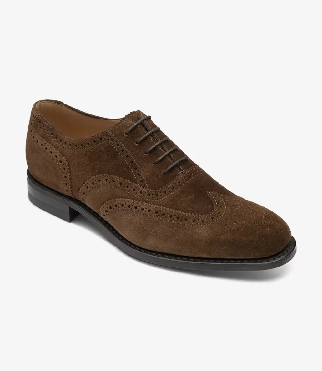 Formal Shoes | Goodyear Welted Shoes | Loake 302 Brown Suede