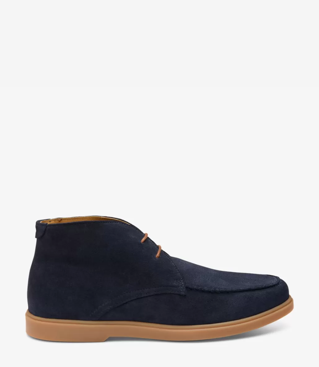 Boots | Loake Amalfi Navy Suede