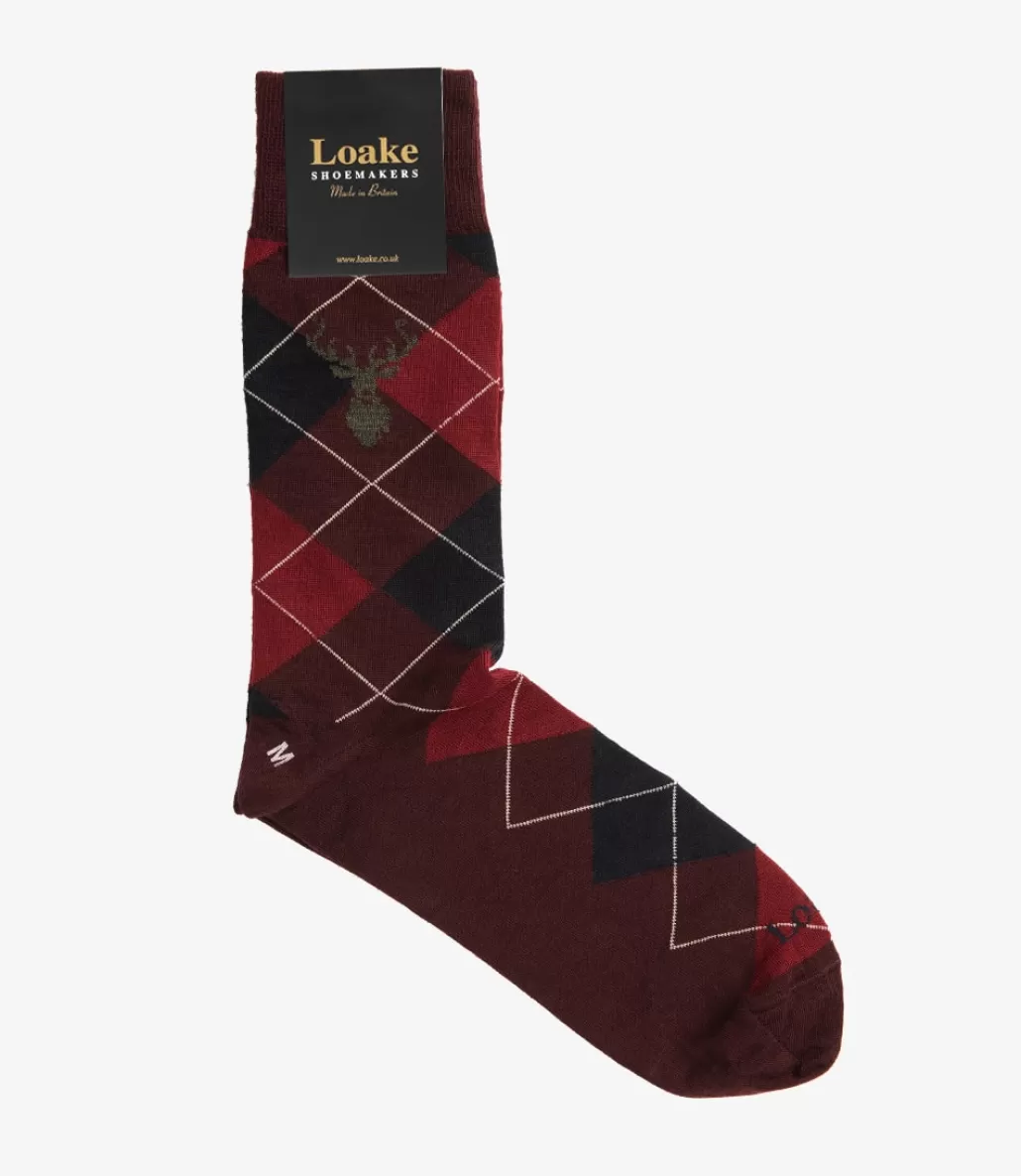 Socks | Loake Argyle Socks Port