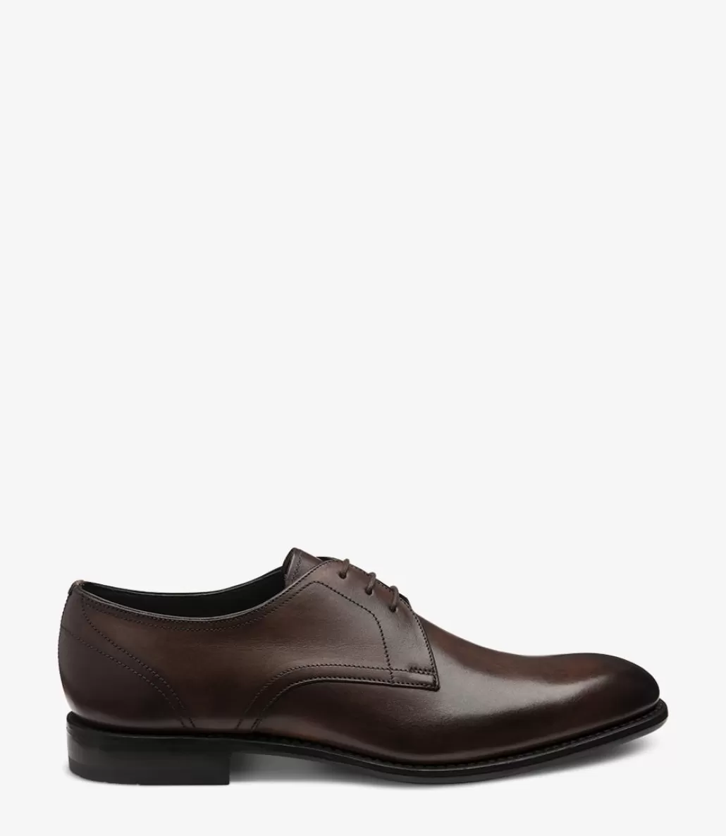 Goodyear Welted Shoes | Plain Ties | Loake Atherton Dark Brown