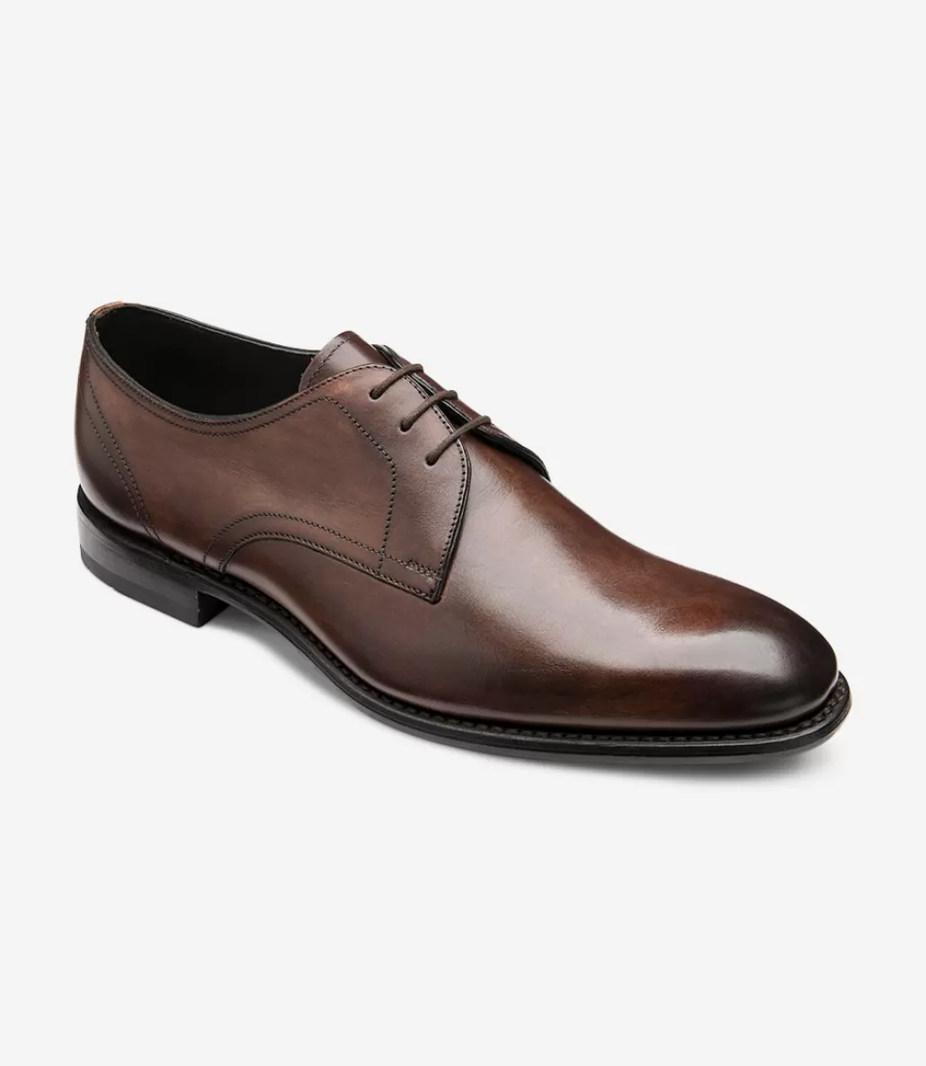 Goodyear Welted Shoes | Plain Ties | Loake Atherton Dark Brown