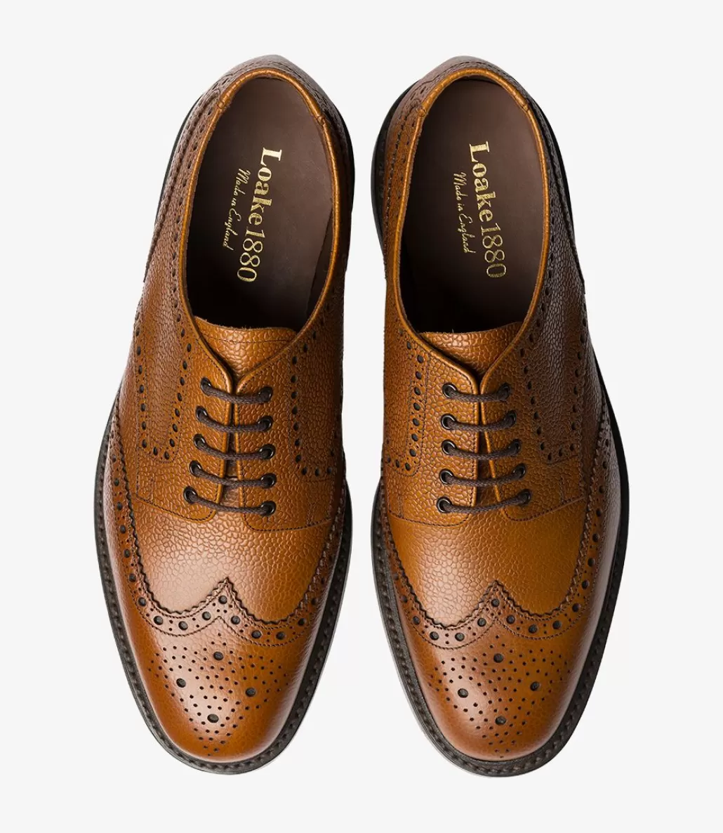 Country Shoes | Made in England | Loake Badminton Mahogany Grain