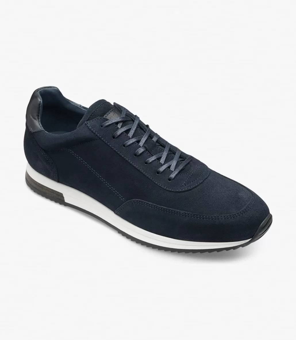 Our Bestsellers | Trainers & Sneakers | Loake Bannister Navy Suede