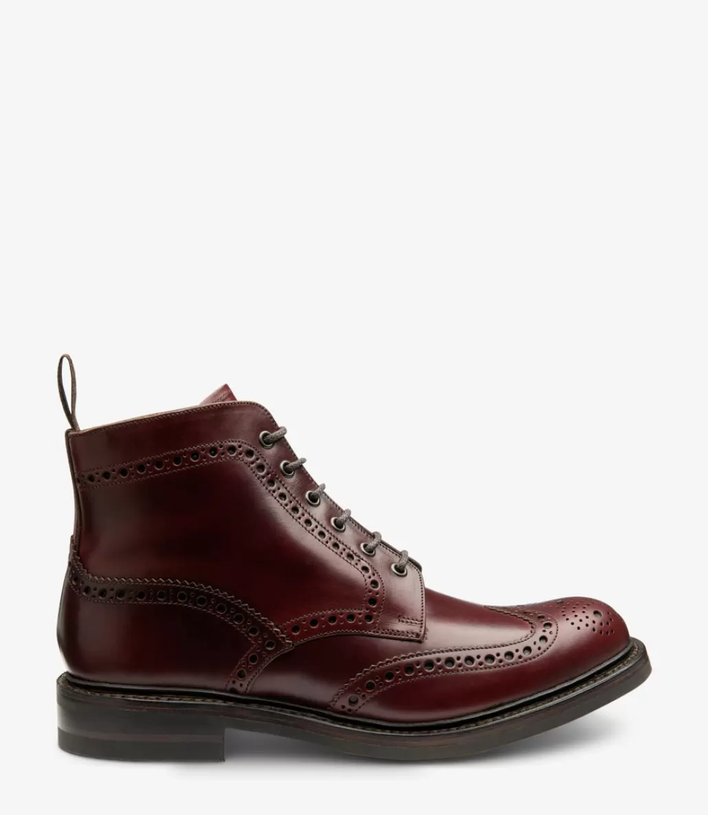 Country Shoes | Made in England | Loake Bedale Burgundy