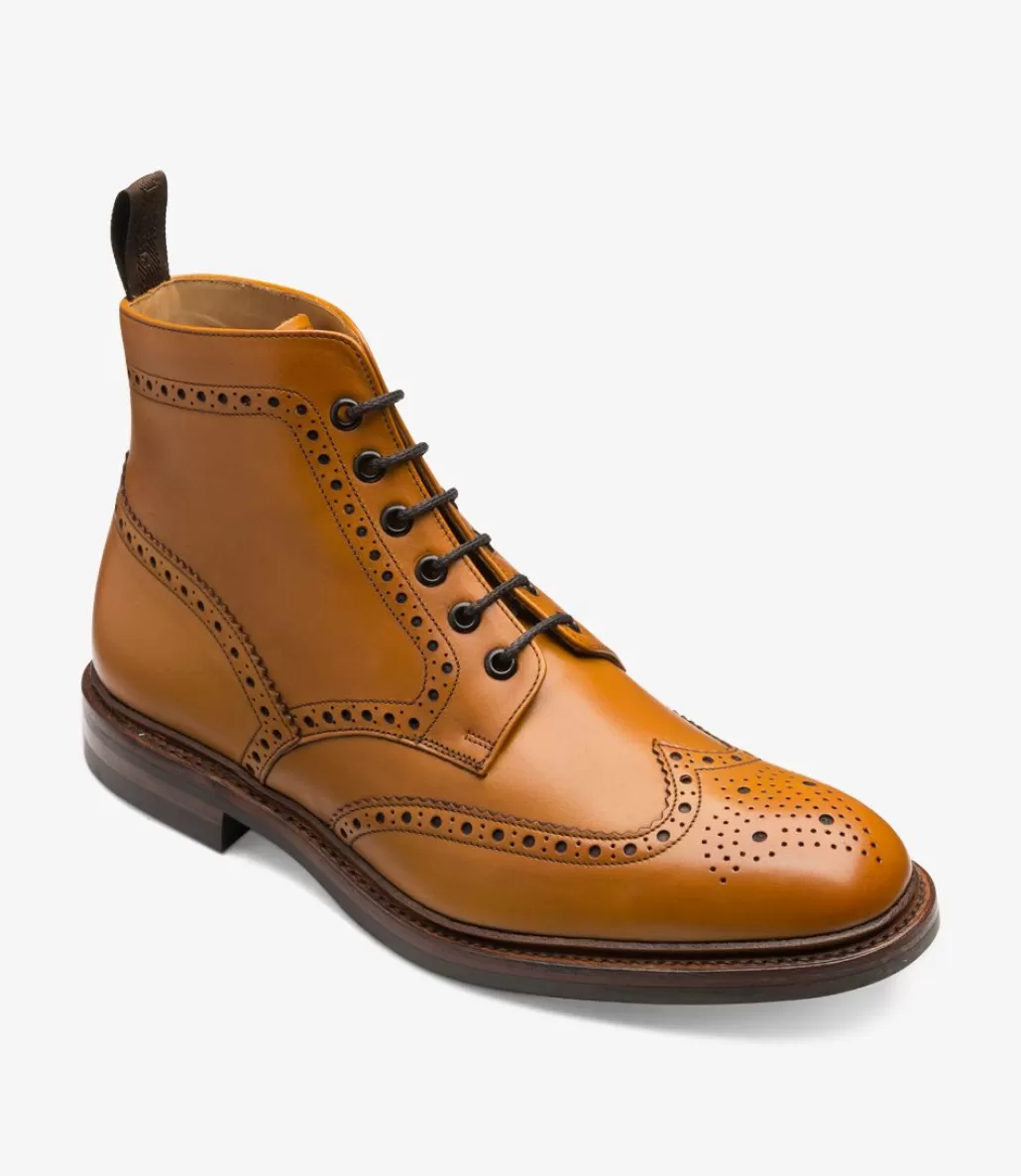 Country Shoes | Made in England | Loake Burford Tan