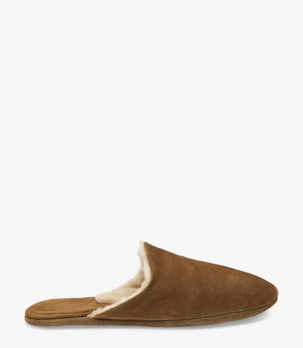 Slippers | Men's Slippers | Loake Cavalry Slippers Tan Suede