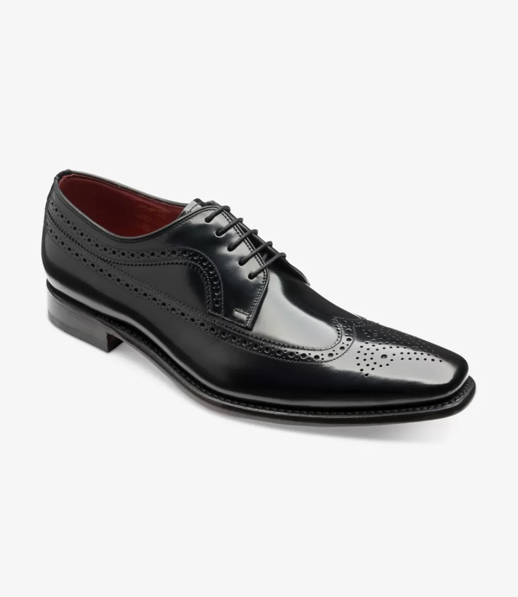 Goodyear Welted Shoes | Brogues | Loake Clint Black