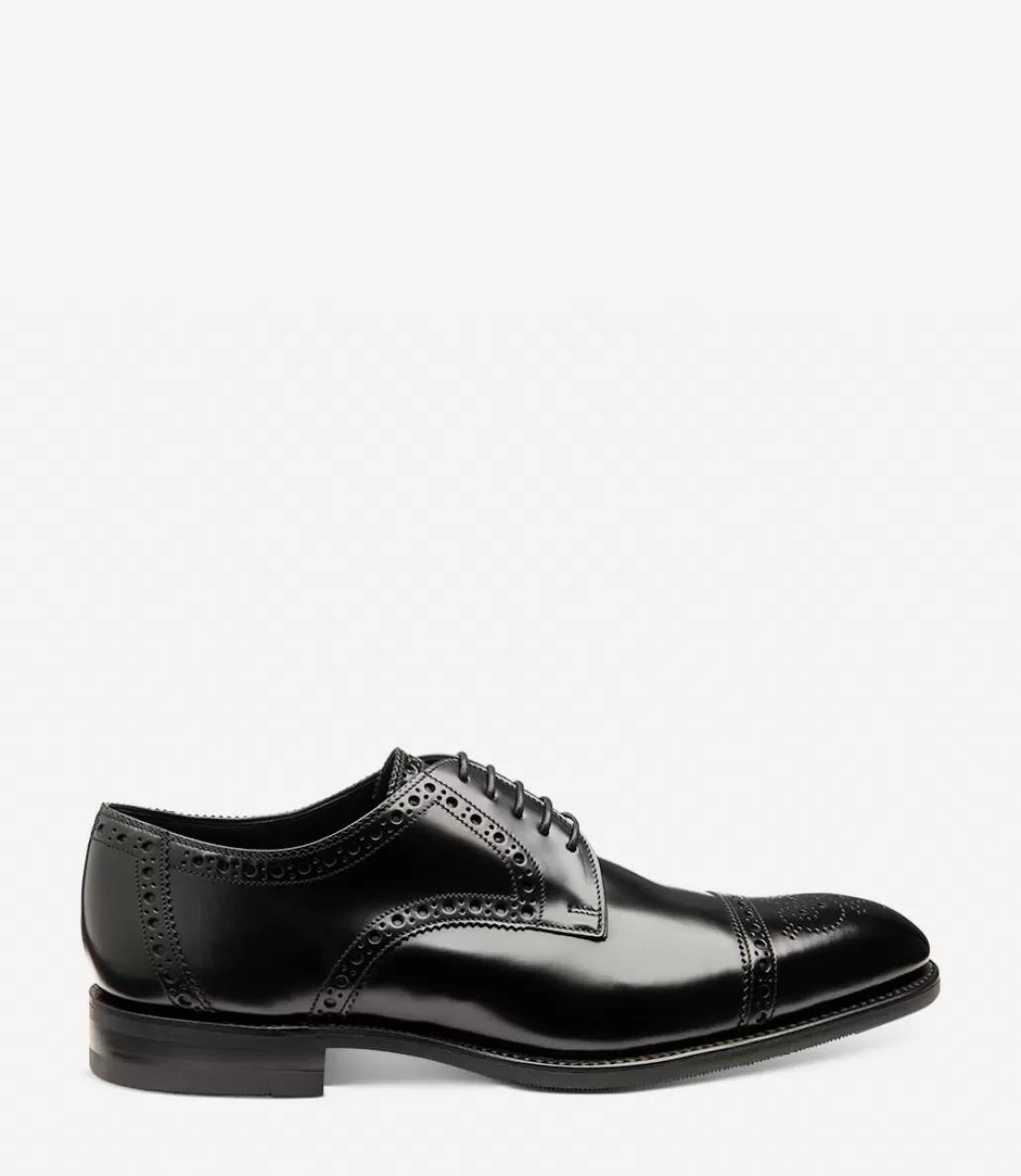 Formal Shoes | Semi Brogues | Loake Eldon Black