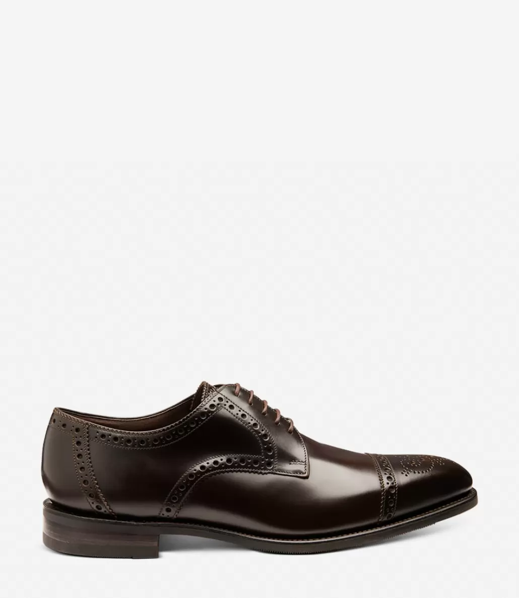 Formal Shoes | Semi Brogues | Loake Eldon Dark Brown