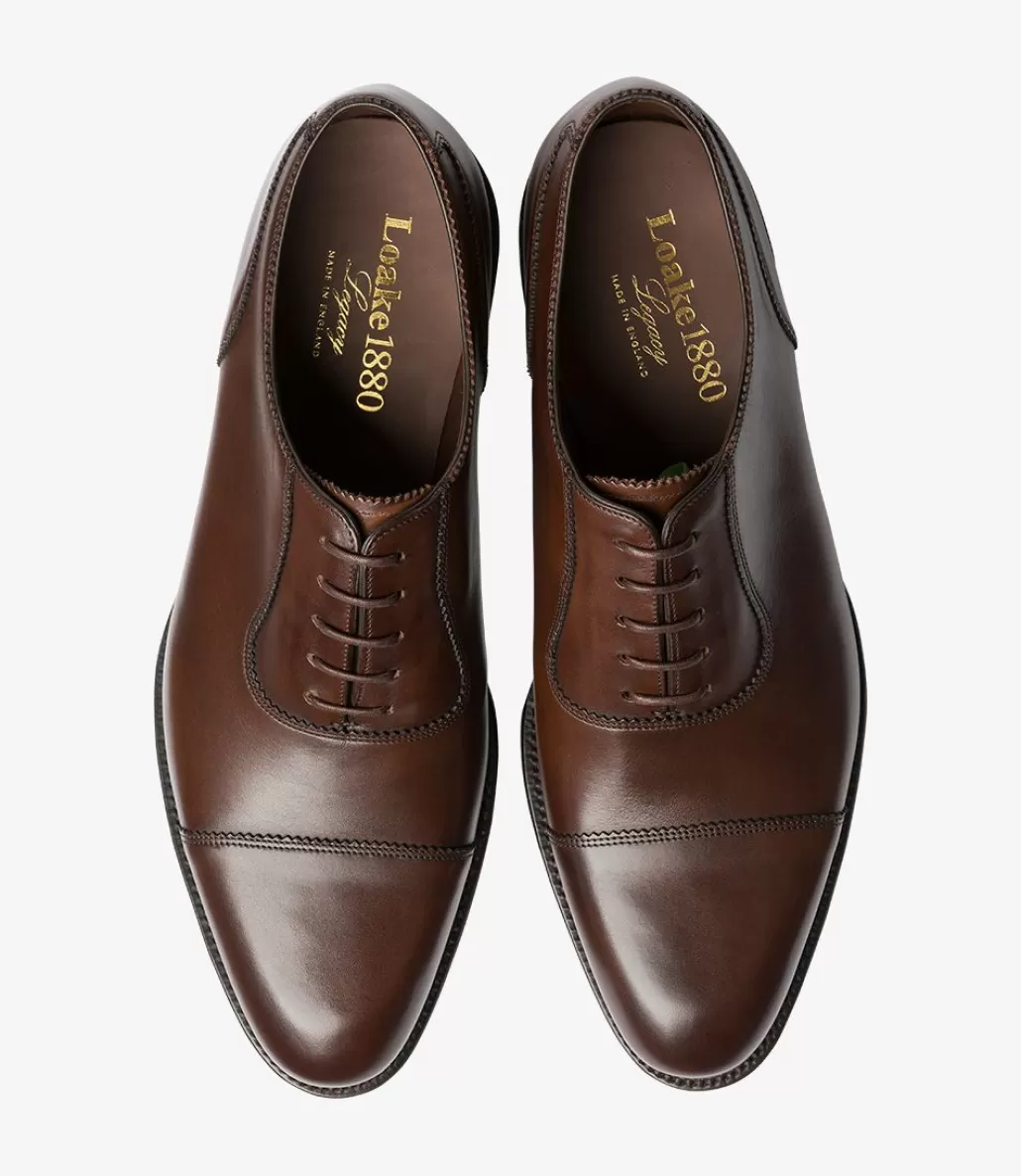 Classic Shoes | Formal Shoes | Loake Evans Dark Brown