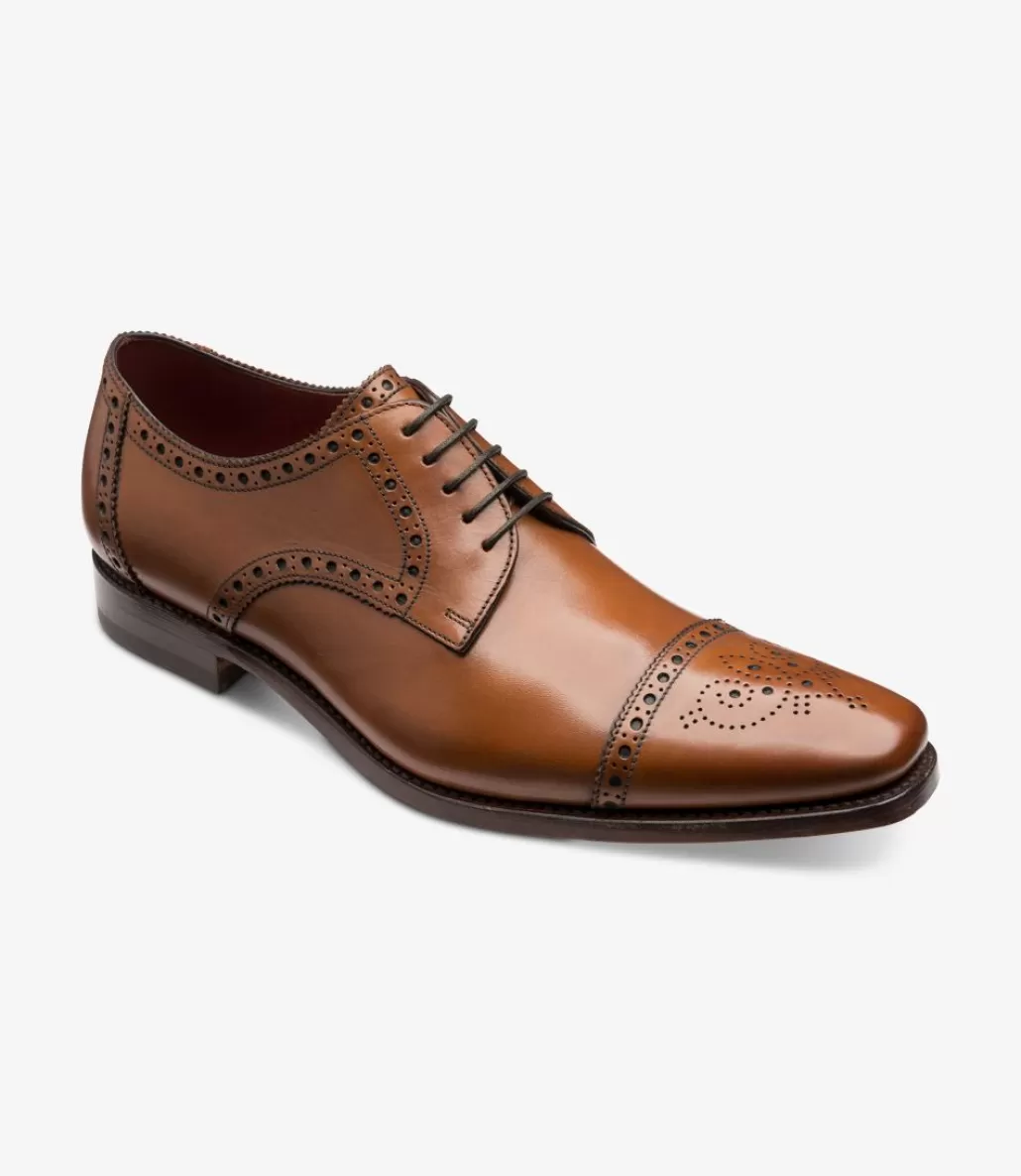 Goodyear Welted Shoes | Semi Brogues | Loake Foley Cedar