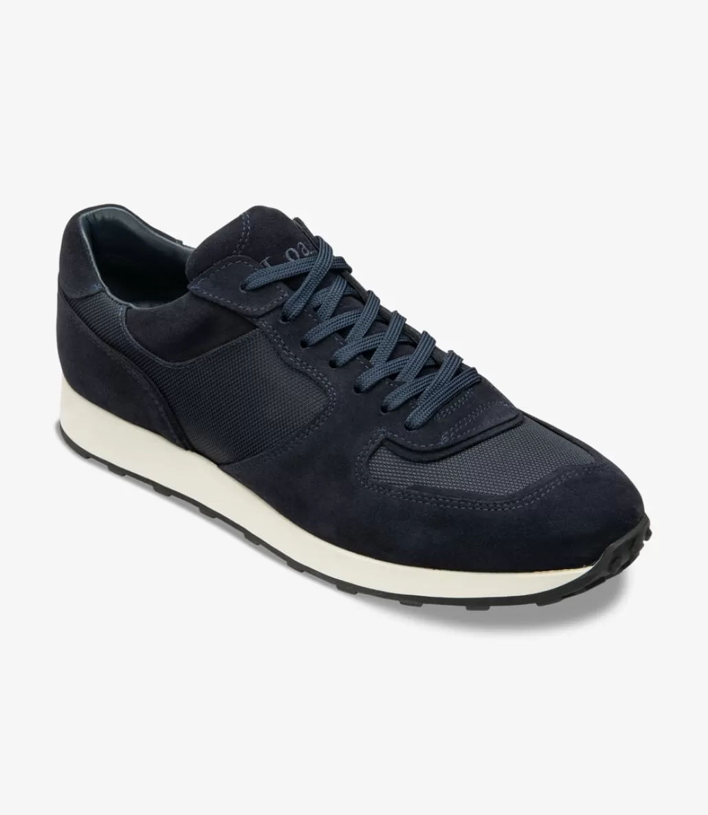 Trainers & Sneakers | Loake Foster Navy Suede