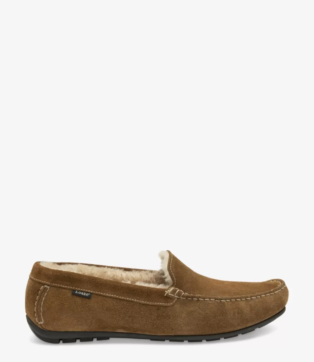 Slippers | Men's Slippers | Loake Guards Slippers Tan Suede