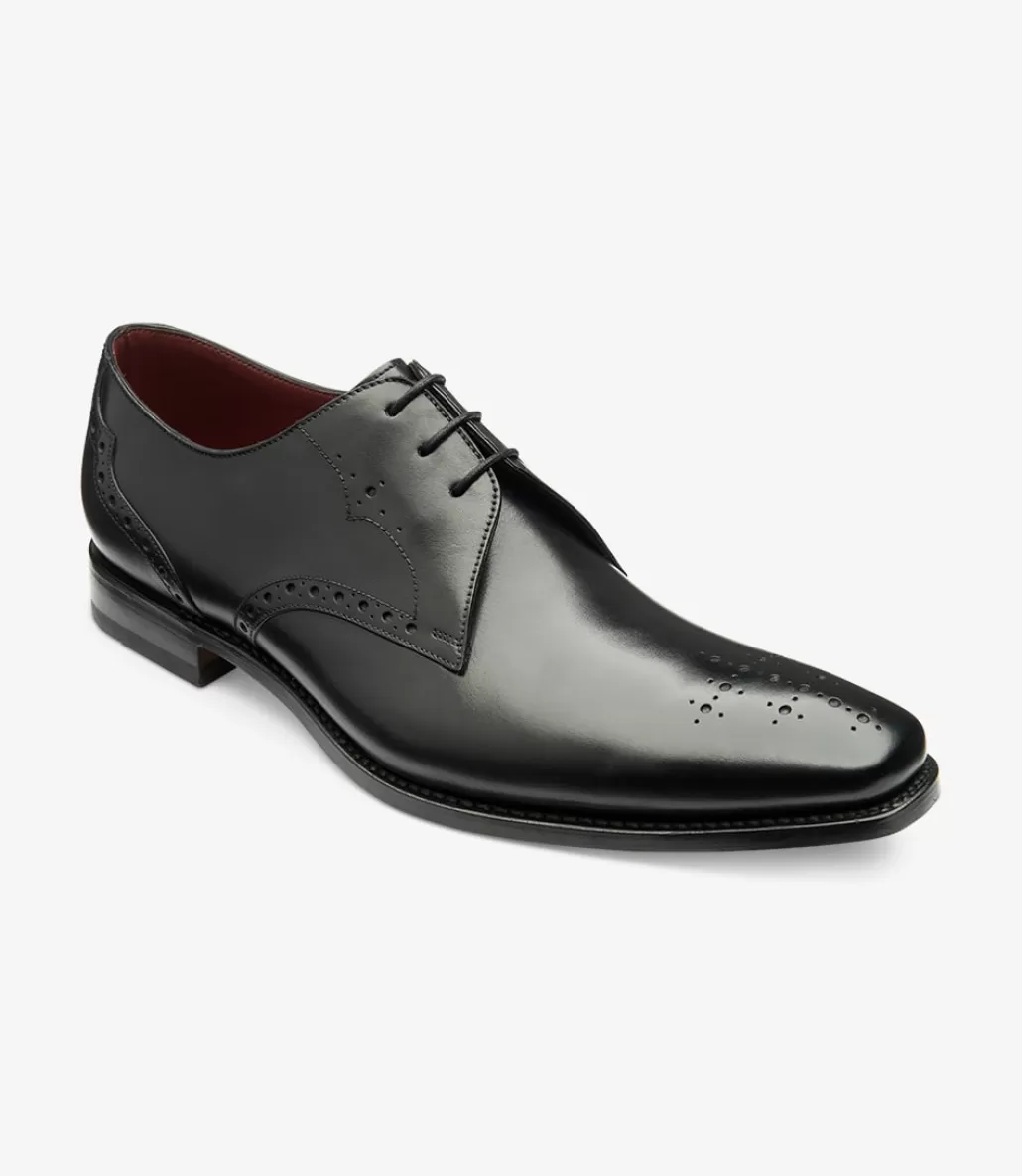 Goodyear Welted Shoes | Plain Ties | Loake Hannibal Black