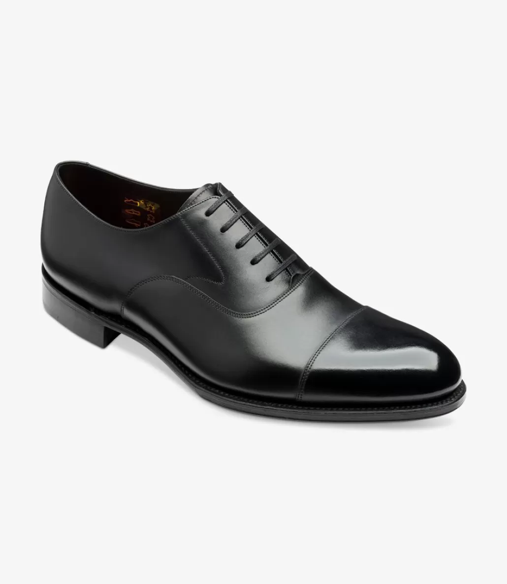 Goodyear Welted Shoes | Toe Caps | Loake Hanover Onyx Black