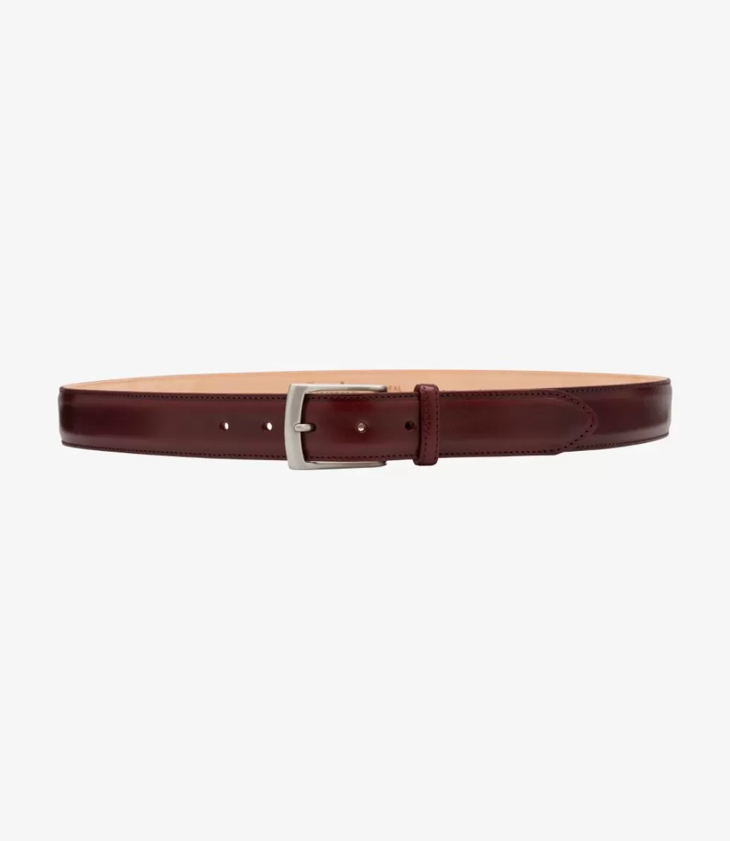 Casual Belts | Formal Belts | Loake Henry Belt Burgundy