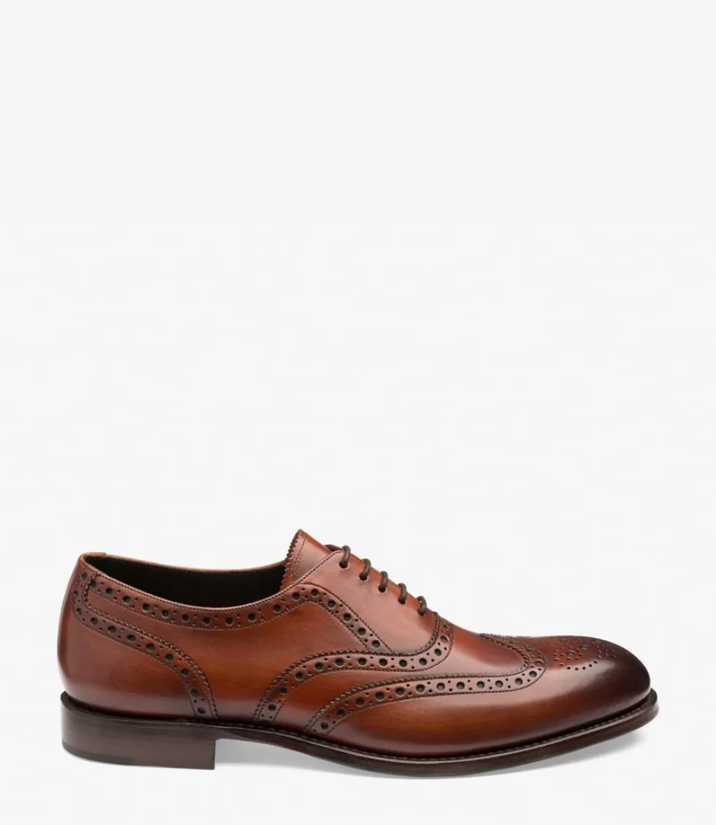 Goodyear Welted Shoes | Brogues | Loake Hepworth Chestnut Brown