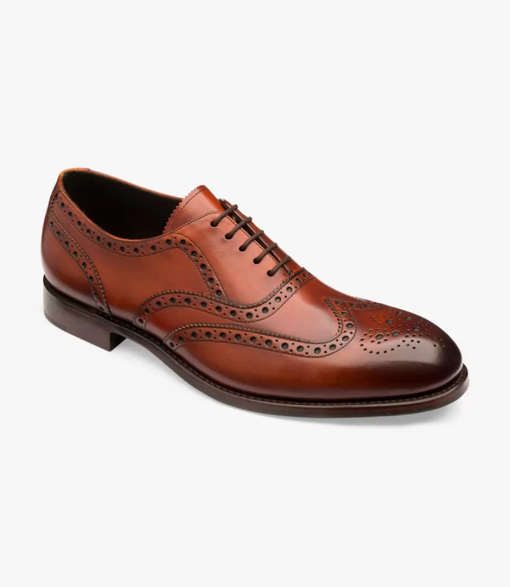 Goodyear Welted Shoes | Brogues | Loake Hepworth Chestnut Brown