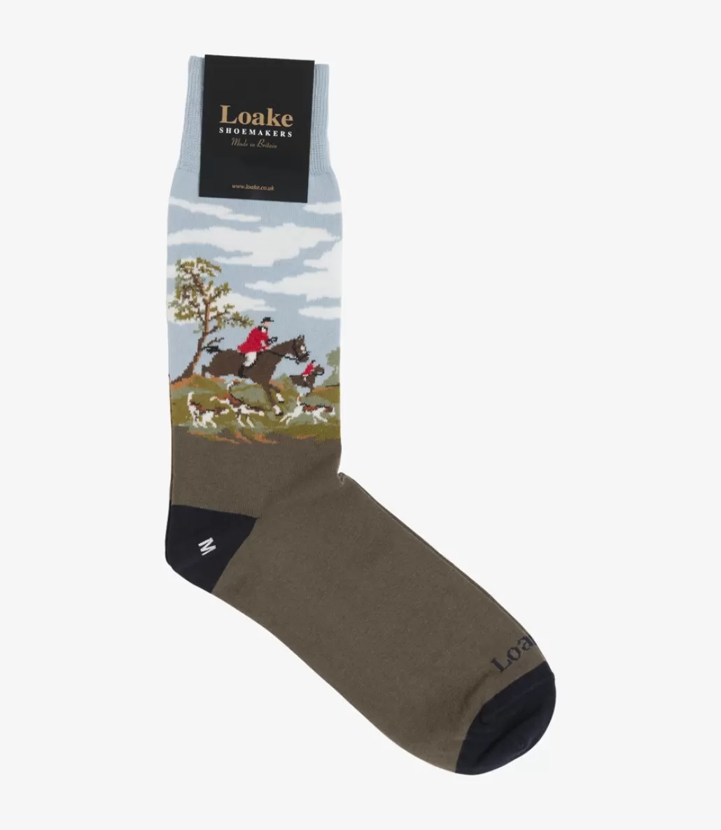 Socks | Loake Horse Socks Multi Colour