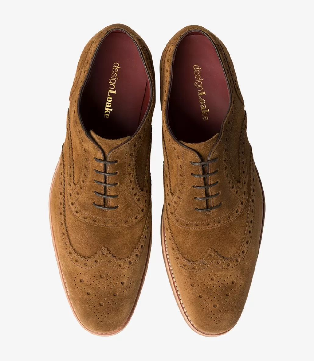 Brogues | Loake Kerridge Tan Suede