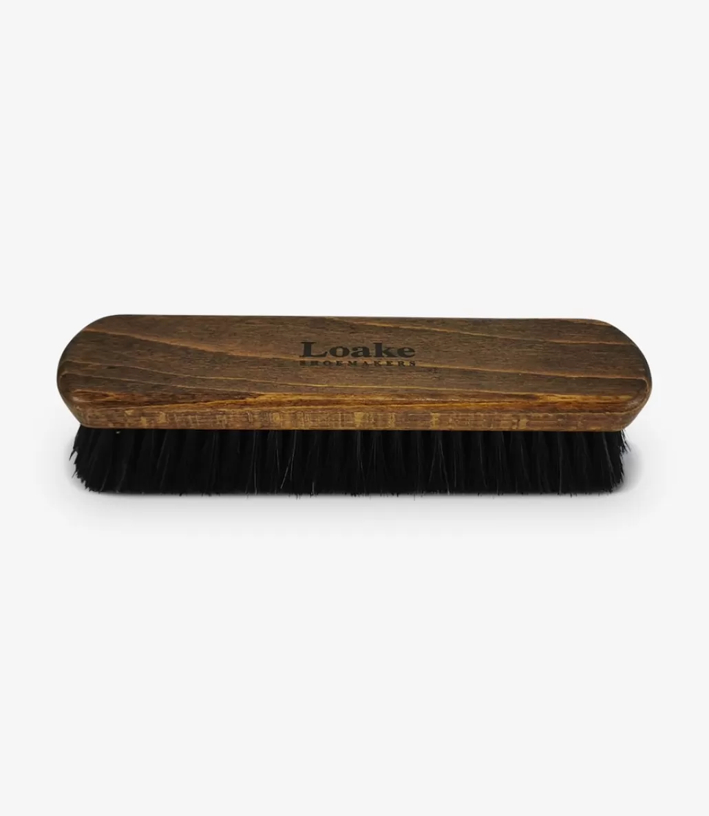 Brushes | Loake Large Horsehair Brush Black