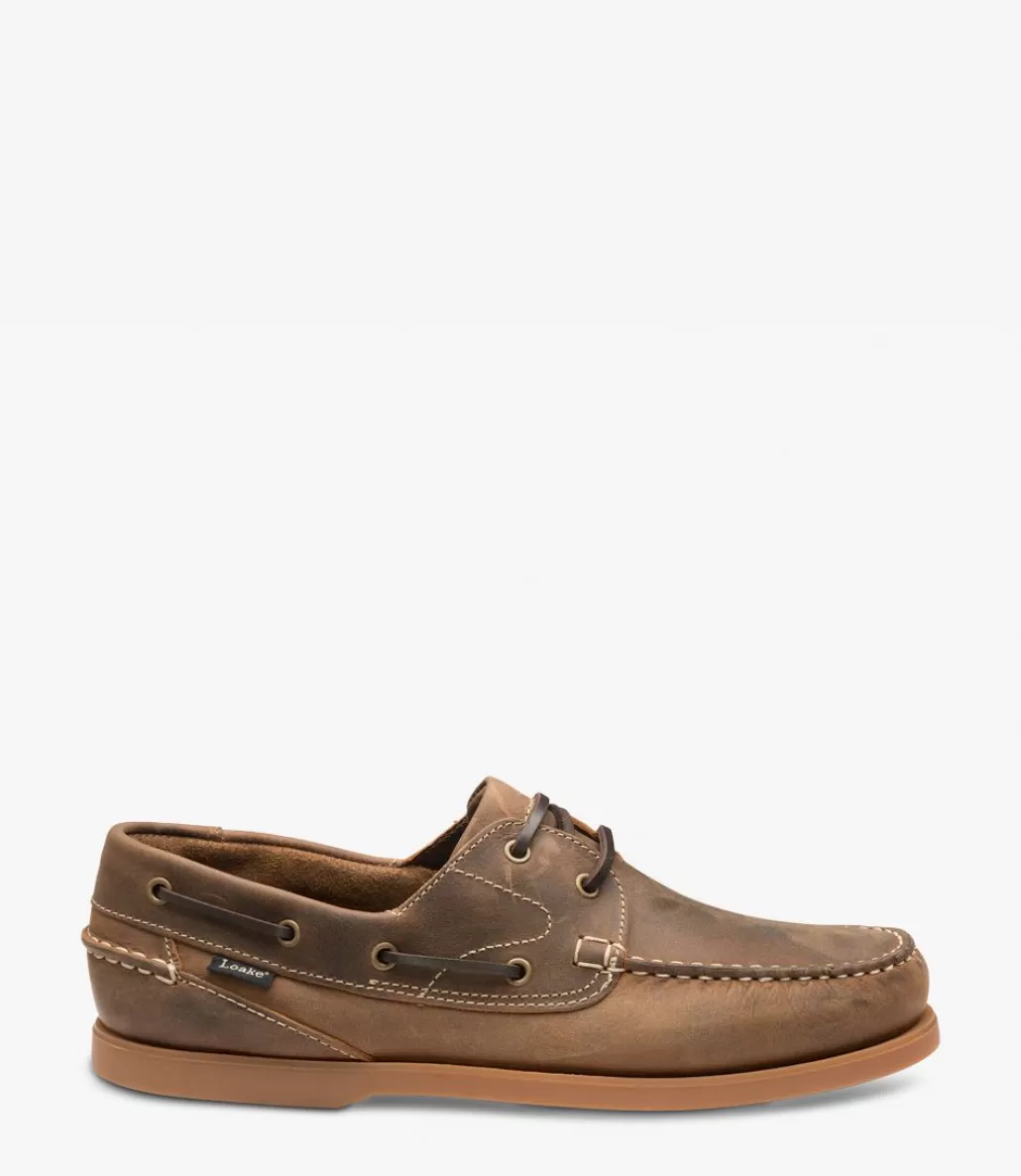 Our Bestsellers | Boat Shoes | Loake Lymington Brown Oiled Nubuck