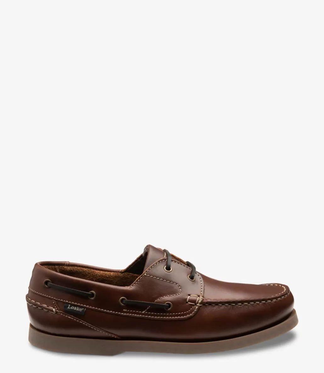 Our Bestsellers | Boat Shoes | Loake Lymington Brown Waxy