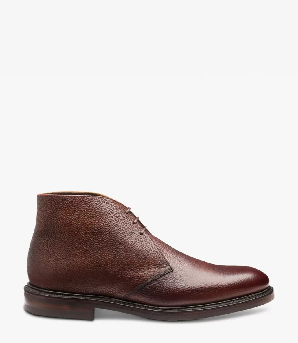 Country Shoes | Made in England | Loake Lytham Oxblood Grain