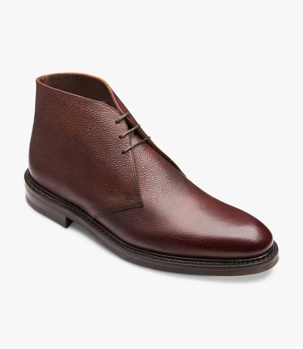 Country Shoes | Made in England | Loake Lytham Oxblood Grain