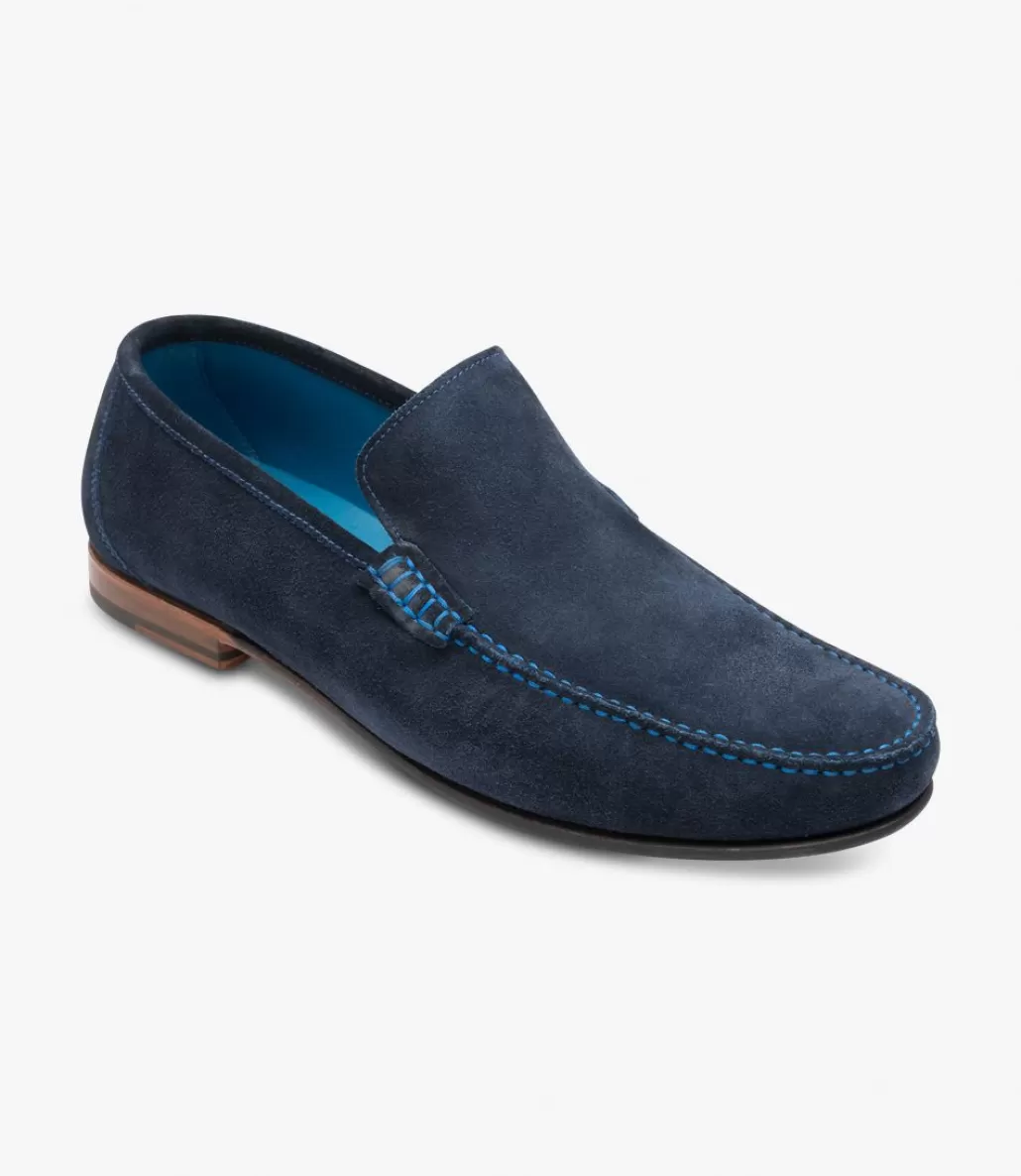 Our Bestsellers | Loafers | Loake Nicholson Navy Suede