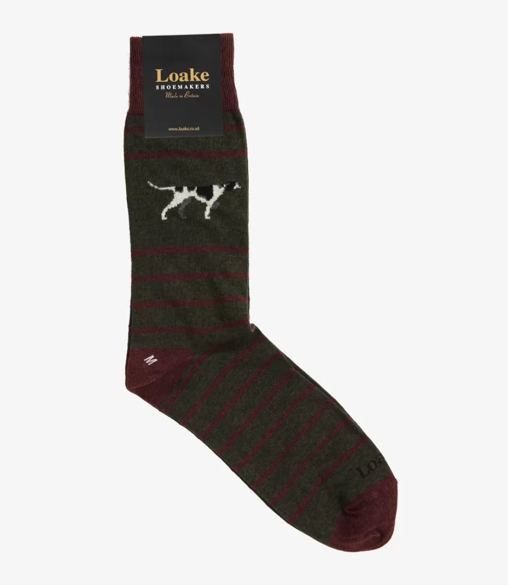 Socks | Loake Pointer Socks Green