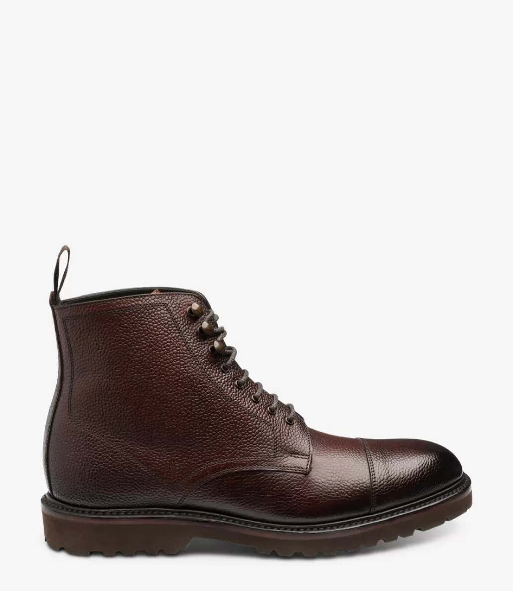 Boots | Loake Reynolds Burgundy Grain