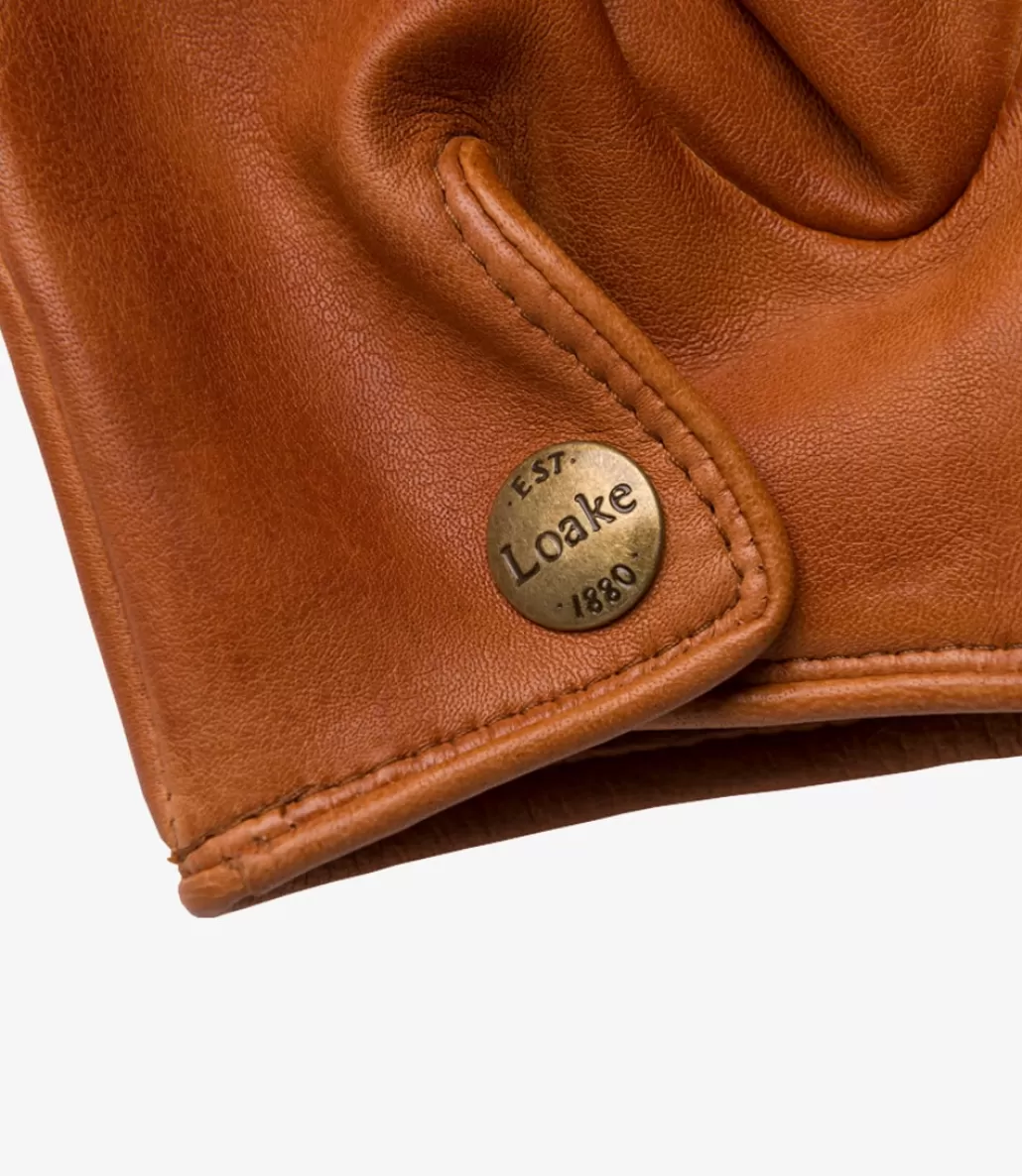 Leather Gloves | Loake Shackleton Gloves Tan