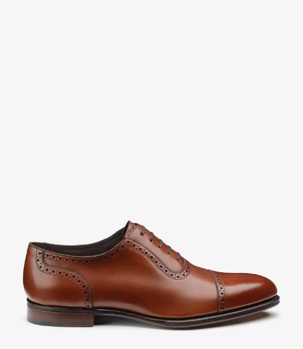 Goodyear Welted Shoes | Semi Brogues | Loake Trinity Deep Mahogany