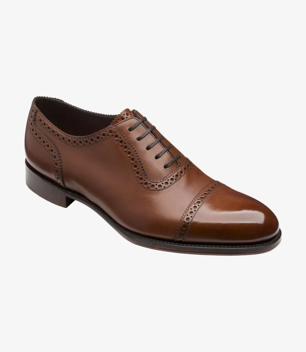 Goodyear Welted Shoes | Semi Brogues | Loake Trinity Deep Mahogany