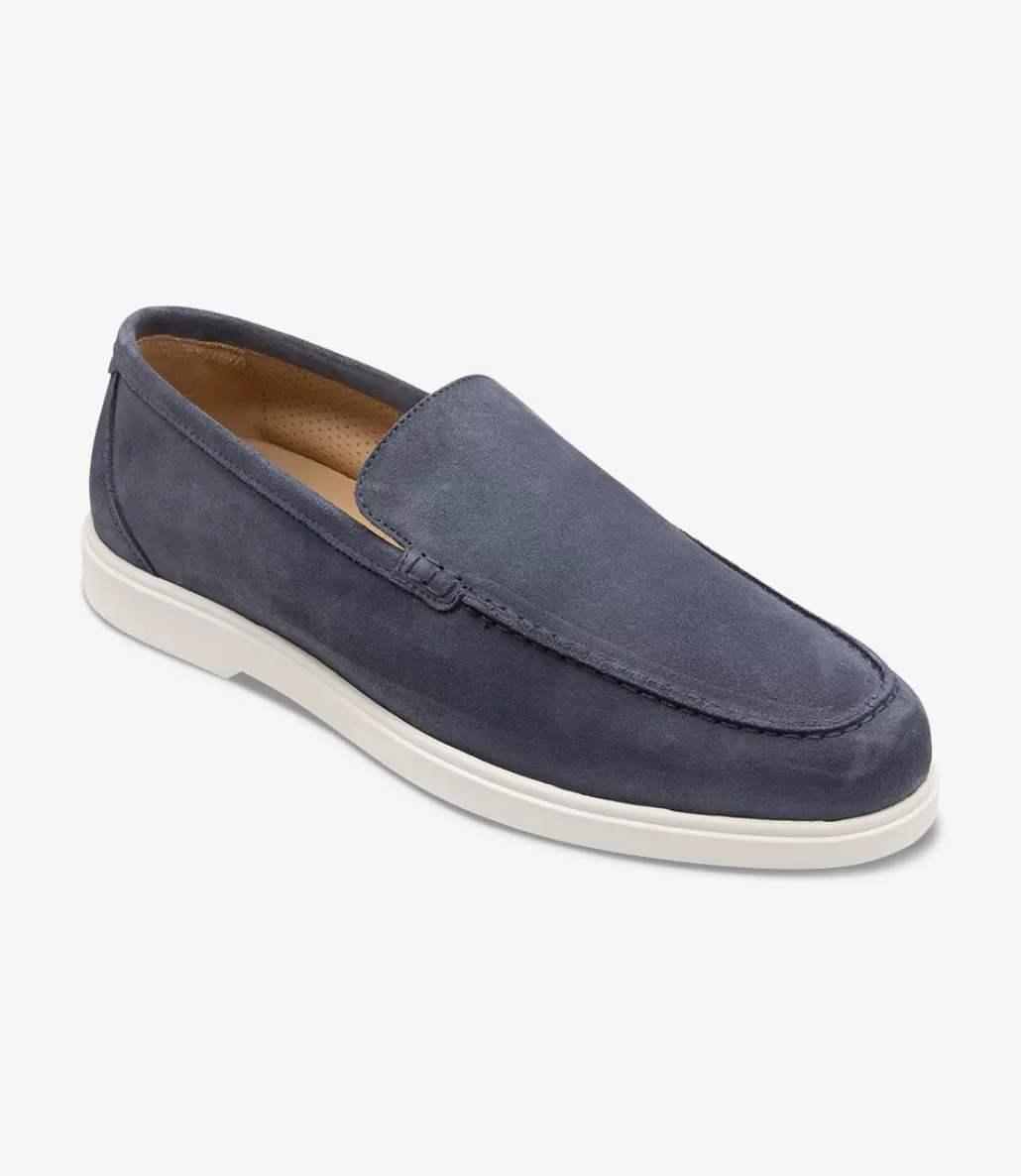 Loafers | Loake Tuscany Light Blue Suede