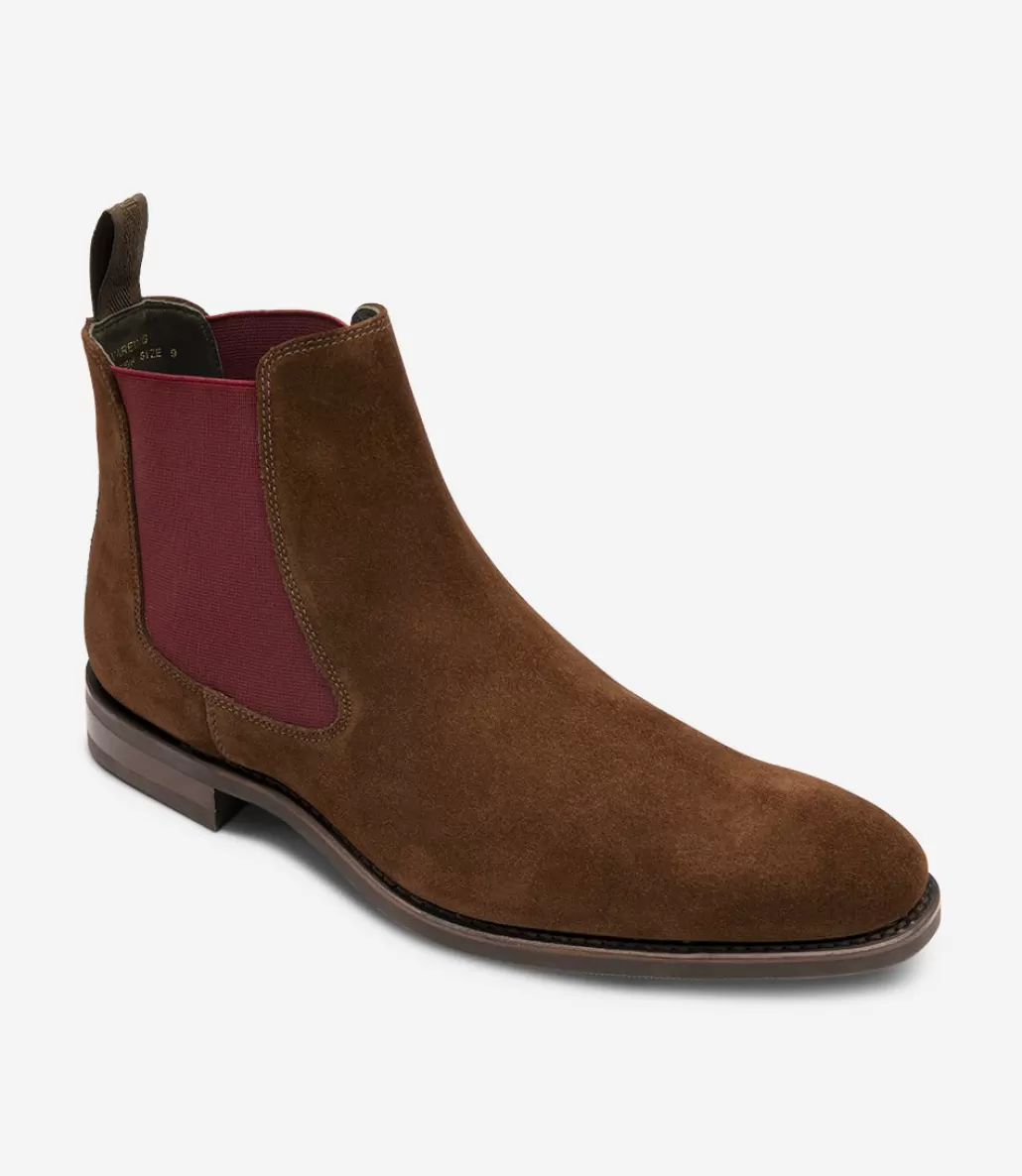 Goodyear Welted Shoes | Boots | Loake Wareing Brown Suede