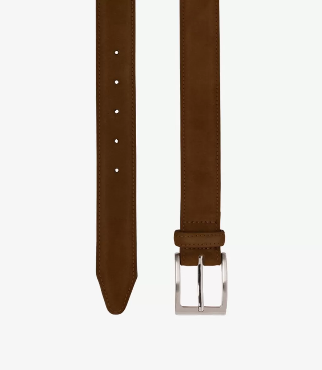 Casual Belts | Loake William Belt Brown Suede