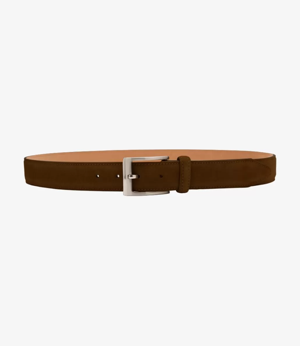 Casual Belts | Loake William Belt Brown Suede