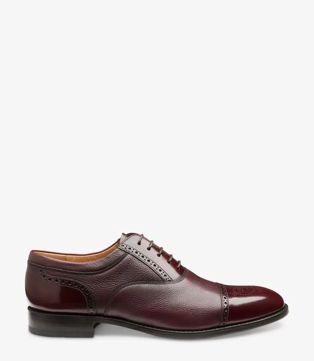 Formal Shoes | Toe Caps | Loake Woodstock Burgundy